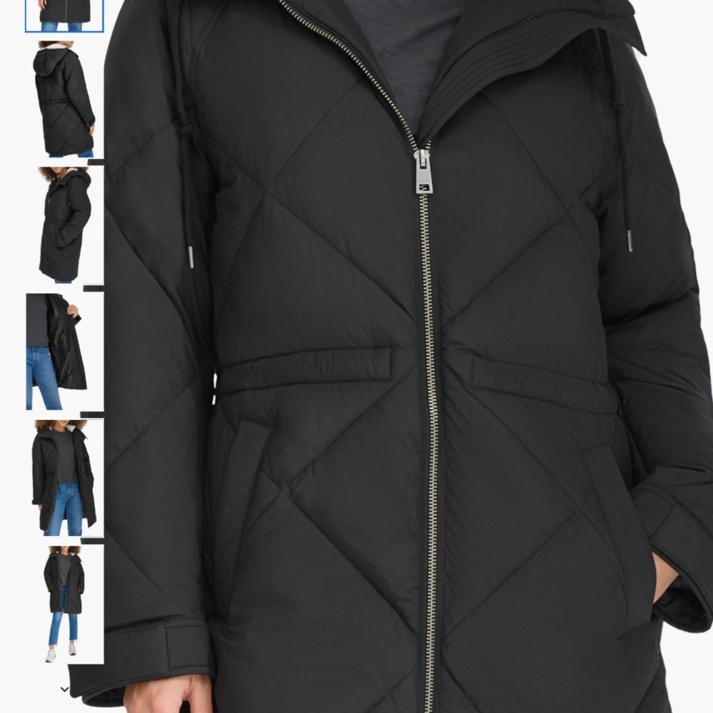 Levi's Diamond Quilted Water Resistant Parka, size L - Picture 12 of 16